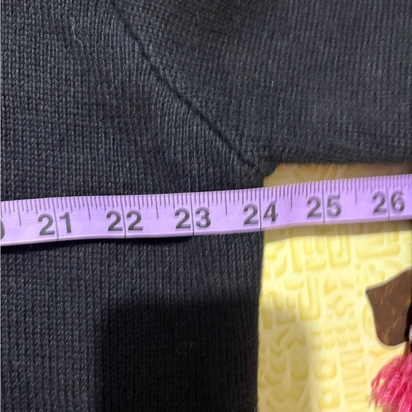 Vintage Storybook Knits Black and Pink Cardigan - Picture 11 of 13